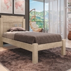 Cama Solteiro Letícia Amarula