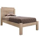 Cama Solteiro Letícia Amarula Com Colchão