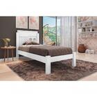 Cama Solteiro Letícia Branco