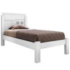 Cama Solteiro Letícia Branco