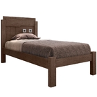 Cama Solteiro Letícia Chocolate