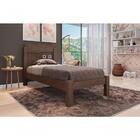 Cama Solteiro Letícia Chocolate