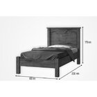 Cama Solteiro Lion J&a Móveis Jequitibá