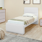 Cama Solteiro Loop - Lopas Branco