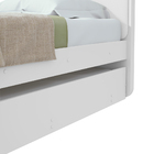 Cama Solteiro Loop - Lopas Branco