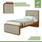 Cama Solteiro Loop Tecido Boucle