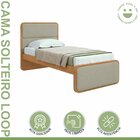 Cama Solteiro Loop Tecido Boucle