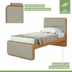 Cama Solteiro Loop Tecido Boucle