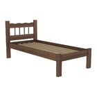 Cama Solteiro Madeira Maciça Para Colchão 78/88 X 188cm Madri