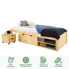 Cama Solteiro Madeira Multifuncional Com Mesa De Cabeceira Sa