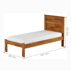 Cama Solteiro Madison Mel Com Colchão