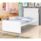 Cama Solteiro Madri 088x188 Color Flex Branco Ou Branco/rosa