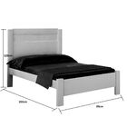 Cama Solteiro Madrid Sallêto Ipê