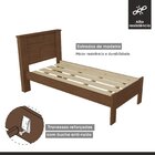 Cama Solteiro Maitê  Cacau