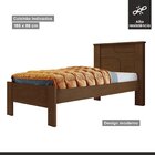 Cama Solteiro Maitê  Cacau