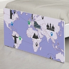 Cama Solteiro Mapa Viagens