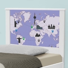 Cama Solteiro Mapa Viagens Com Colchão