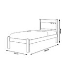 Cama Solteiro Mdf Paola Ii Framar