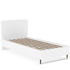 Cama Solteiro Mdp 93cm X 195cm Luisiana Branco