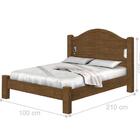 Cama Solteiro Mesquita Castanho