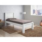 Cama Solteiro Milena Branco Framar Móveis