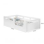 Cama Solteiro Montessoriana Planet Baby Montessori Branca