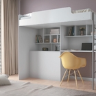 Cama Solteiro Multifuncional Branco