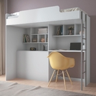 Cama Solteiro Multifuncional Branco