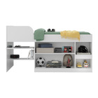 Cama Solteiro Multifuncional Com Colchão Incluso 2 Portas E E