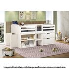 Cama Solteiro Multifuncional Malta Com 2 Portas E Grade Casat