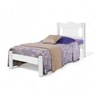 Cama Solteiro Munique Branca Gabrielli