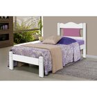 Cama Solteiro Munique Branco/rosa/lilas