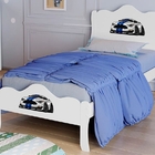 Cama Solteiro Mustang Emily Branco