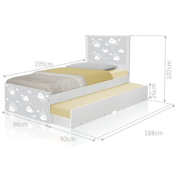 Cama para menino e menina clearance