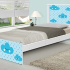 Cama Solteiro Nuvem Menino