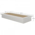 Cama Solteiro Oriental Branco 8284 - Foscarini