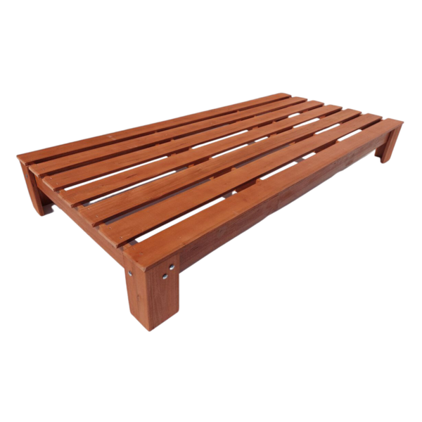 Cama Solteiro Oriental Penafort 188x88x25 Imbuia