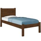 Cama Solteiro Paloma Malbec Com Colchão