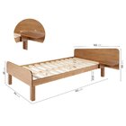 Cama Solteiro Pampa Cabecasa Madeiraoriginals Mel