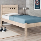 Cama Solteiro Paola Ii Amarula Com Colchão