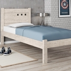 Cama Solteiro Paola Ii Avelã - Framar Móveis