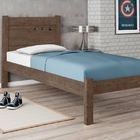 Cama Solteiro Paola Ii Chocolate