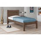 Cama Solteiro Paola Ii Chocolate Com Colchão