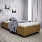 Cama Solteiro Para Colchão Box Mônaco Tcil