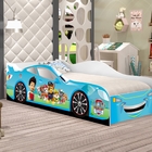 Cama Solteiro Patrulha Canina 2 Com Colchão, Quarto Infantil
