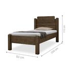 Cama Solteiro Pedro Castanho Com Colchão