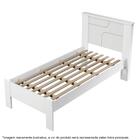 Cama Solteiro Pérola Branca