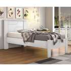 Cama Solteiro Pérola Branca