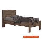 Cama Solteiro Pérola Café Wood
