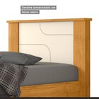 Cama Solteiro Pérola Cinamomo/off White